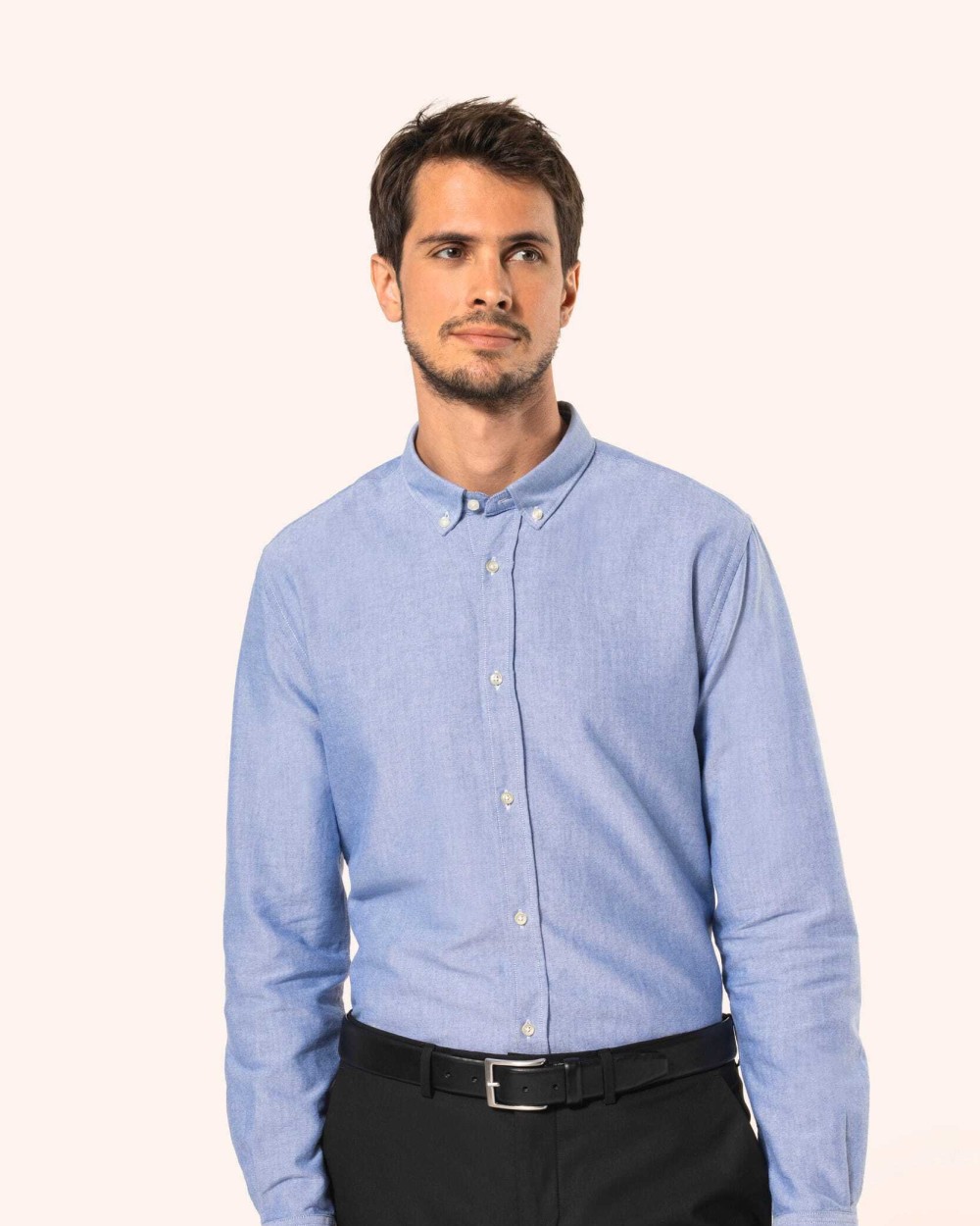 Chemises personnalisable KARIBAN Chemise Oxford manches longues homme