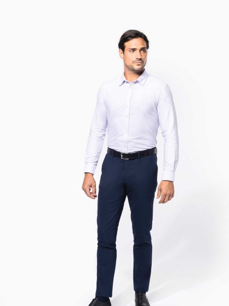 Chemises à personnaliser KARIBAN Chemise Oxford manches longues homme 