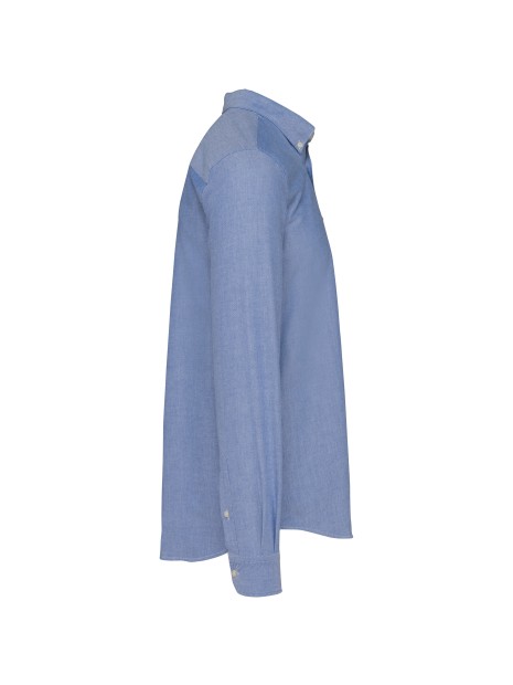 KARIBAN Chemise Oxford manches longues homme /api/colors/9cd0a78c-045e-405b-82e1-9f45284340fa personnalisable