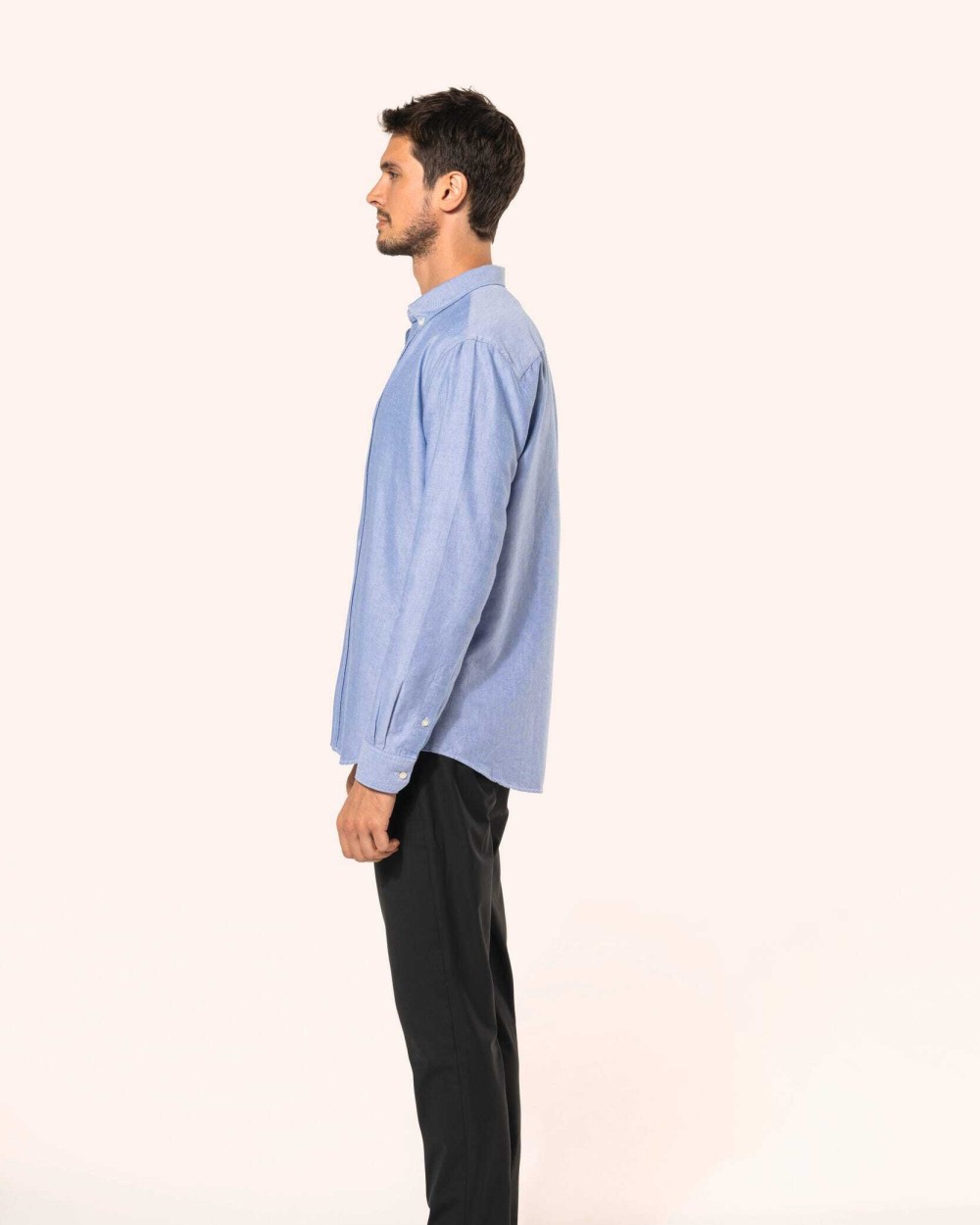 Chemises personnalisable KARIBAN Chemise Oxford manches longues homme