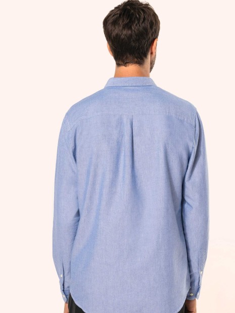 Chemises à personnaliser KARIBAN Chemise Oxford manches longues homme 