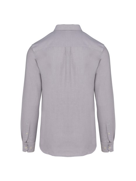 KARIBAN Chemise Oxford manches longues homme /api/colors/54df8038-c5bf-4478-ab2e-1e9bbbbe6972 personnalisable