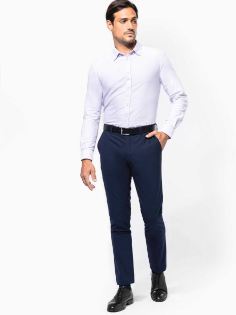 Chemises à personnaliser KARIBAN Chemise Oxford manches longues homme 