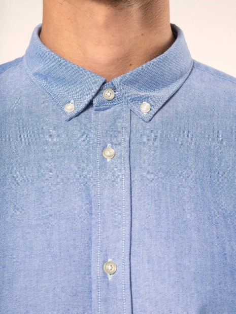 Chemises à personnaliser KARIBAN Chemise Oxford manches longues homme 