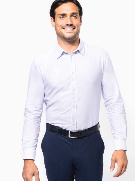 Chemises à personnaliser KARIBAN Chemise Oxford manches longues homme 