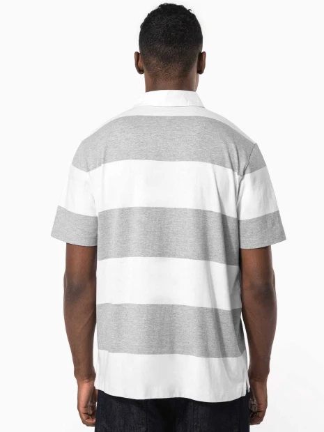 Polos à personnaliser KARIBAN Polo rugby rayé manches courtes unisexe 