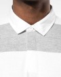 KARIBAN Gestreiftes Polohemd mit kurzen Ärmeln, Unisex Poloshirts personalisierbar
