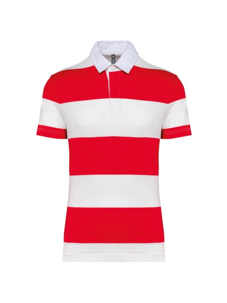KARIBAN Polo rugby rayé manches courtes unisexe /api/colors/dacab245-729a-4484-b3fe-ee2fefd52389 personnalisable