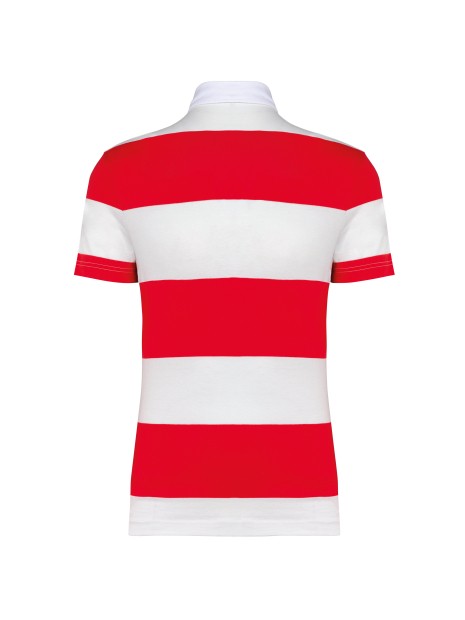 KARIBAN Polo rugby rayé manches courtes unisexe /api/colors/dacab245-729a-4484-b3fe-ee2fefd52389 personnalisable