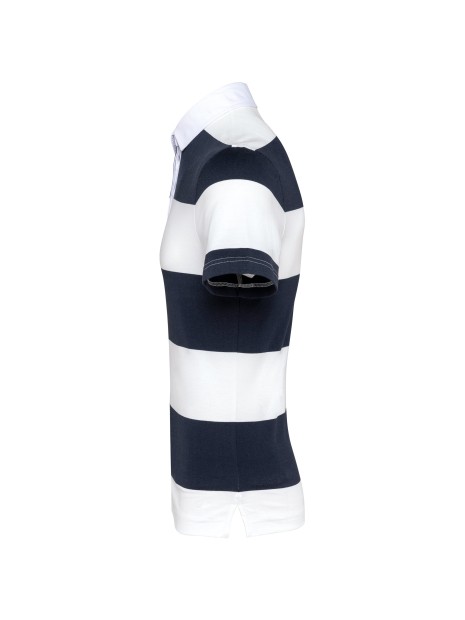 KARIBAN Polo rugby rayé manches courtes unisexe /api/colors/4c56d9a2-217a-4a2b-a210-79f642860e95 personnalisable