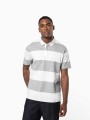Polos à personnaliser KARIBAN Polo rugby rayé manches courtes unisexe 