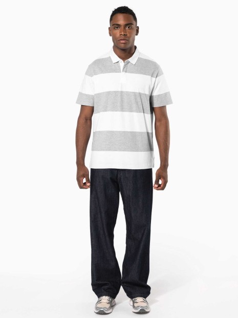 Polos à personnaliser KARIBAN Polo rugby rayé manches courtes unisexe 
