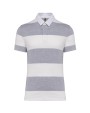 Polos personnalisable KARIBAN Polo rugby rayé manches courtes unisexe