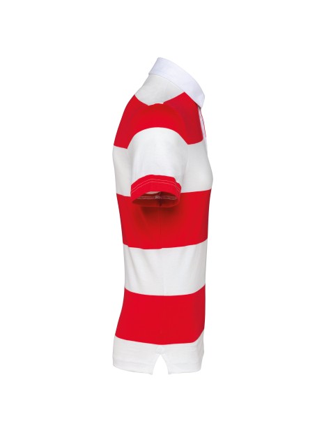 KARIBAN Polo rugby rayé manches courtes unisexe /api/colors/dacab245-729a-4484-b3fe-ee2fefd52389 personnalisable