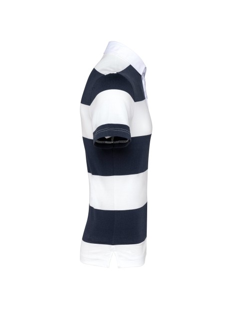 KARIBAN Polo rugby rayé manches courtes unisexe /api/colors/4c56d9a2-217a-4a2b-a210-79f642860e95 personnalisable