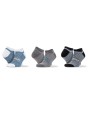 SPIRO 3-Pack Mixed Stripe Sneaker Socks Unterhosen personalisierbar
