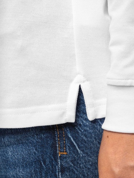 Chemises à personnaliser KARIBAN Polo piqué manches longues Bio180 femme 