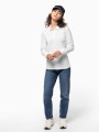 Chemises à personnaliser KARIBAN Polo piqué manches longues Bio180 femme 