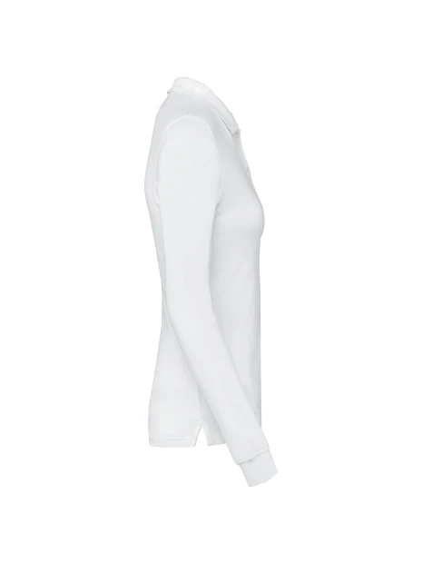 KARIBAN Polo piqué manches longues Bio180 femme /api/colors/7a92cd2d-10d2-40b4-928b-296bb7487506 personnalisable