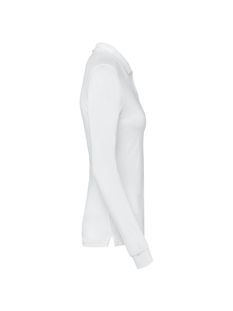 KARIBAN Polo piqué manches longues Bio180 femme /api/colors/7a92cd2d-10d2-40b4-928b-296bb7487506 personnalisable