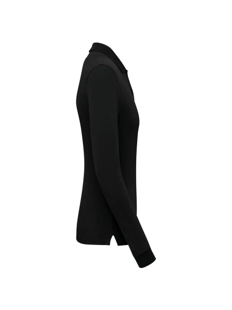 KARIBAN Polo piqué manches longues Bio180 femme /api/colors/b9fdad4a-5e94-45cb-8c03-c08b349b28c3 personnalisable