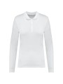 KARIBAN Polo piqué manches longues Bio180 femme /api/colors/7a92cd2d-10d2-40b4-928b-296bb7487506 personnalisable