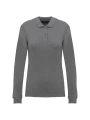 KARIBAN Polo piqué manches longues Bio180 femme /api/colors/5fcefcdd-901a-471b-86f6-fd6b6c59cd10 personnalisable