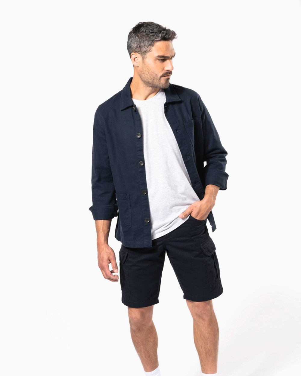 Bermuda's & Shorts KARIBAN Heren bermuda met meerdere zakken voor bedrukking &amp; borduring