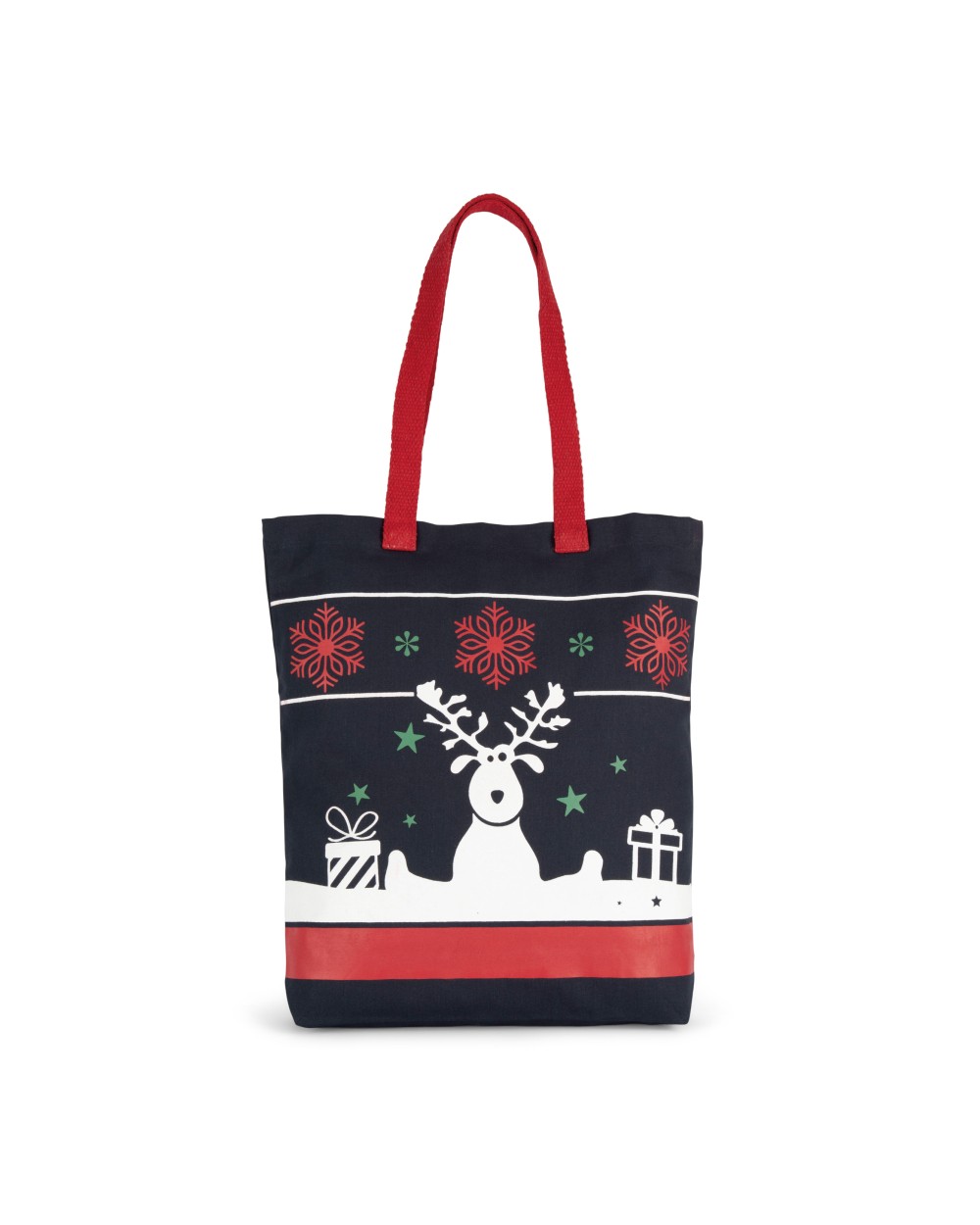 Tote bags KIMOOD Shopper met kerstmotieven voor bedrukking &amp; borduring