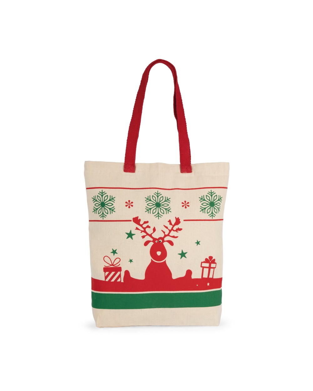 Tote bags KIMOOD Shopper met kerstmotieven voor bedrukking &amp; borduring