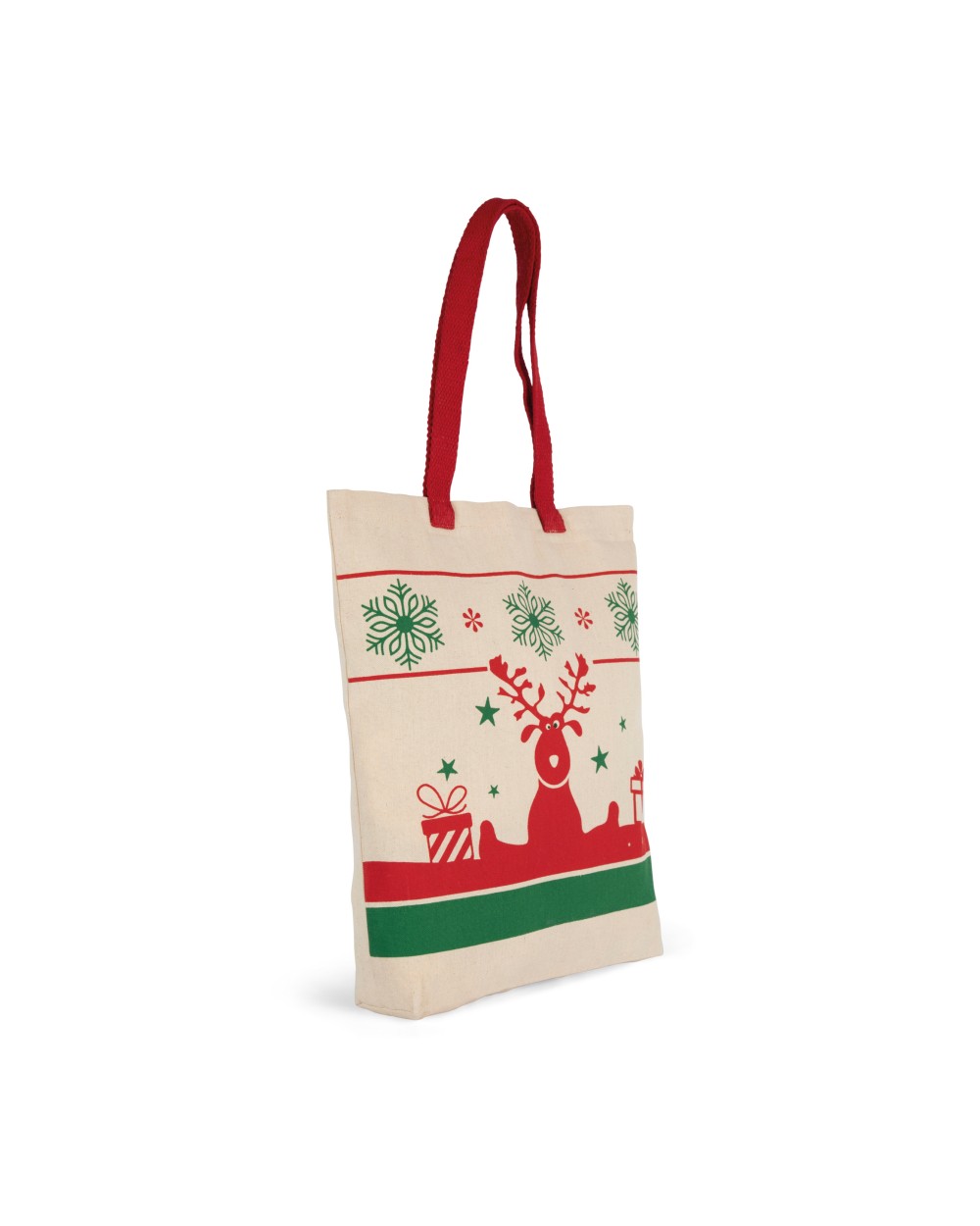 Tote bags KIMOOD Shopper met kerstmotieven voor bedrukking &amp; borduring