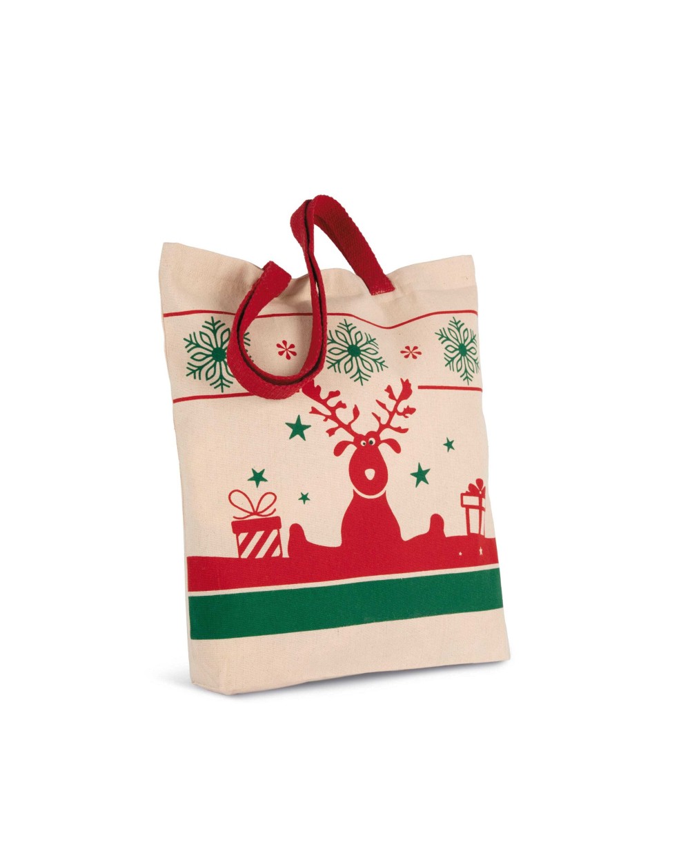 Tote bags KIMOOD Shopper met kerstmotieven voor bedrukking &amp; borduring