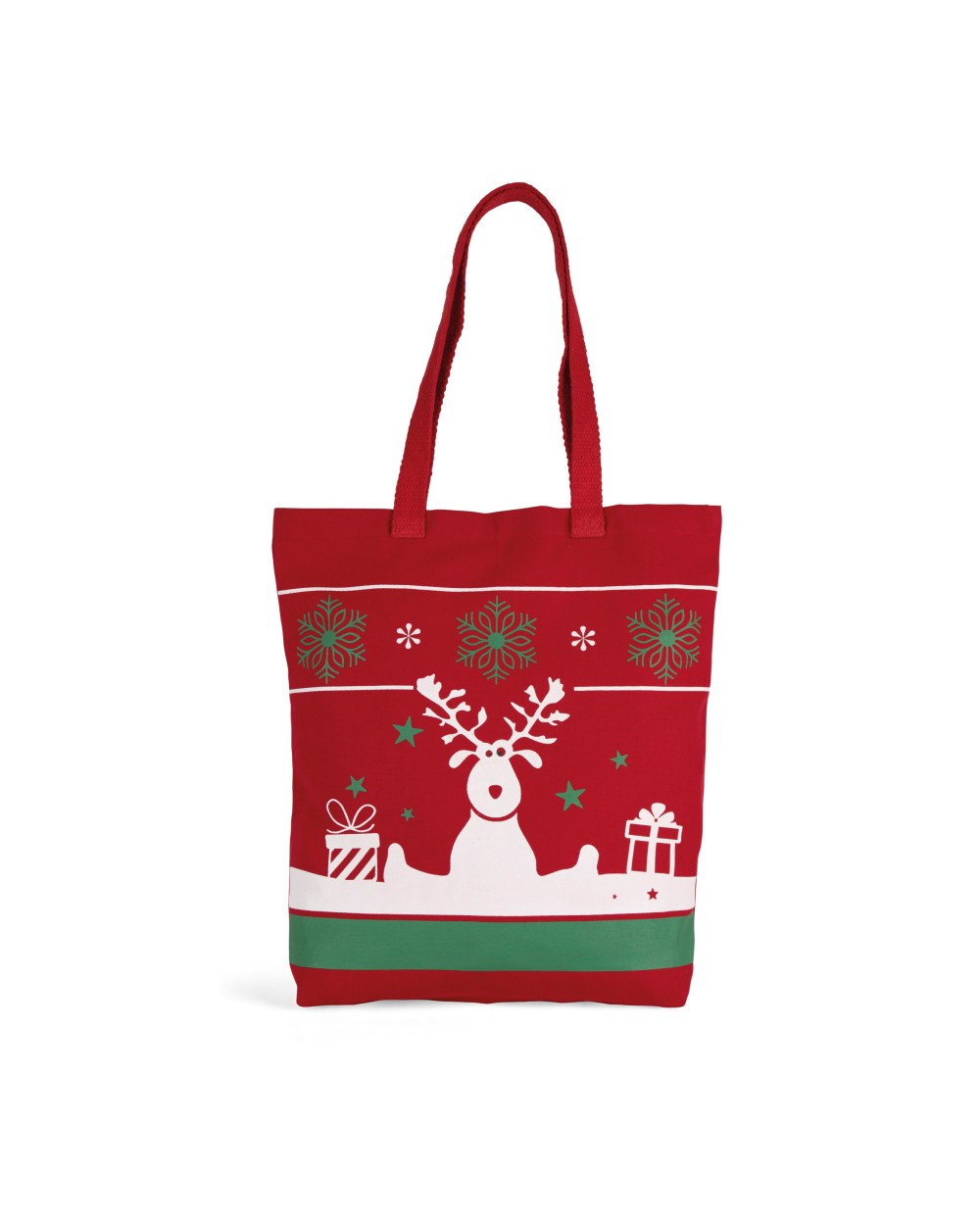 KIMOOD Einkaufstasche mit Weihnachtsmotiven Tote Bags personalisierbar