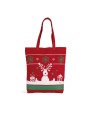 Tote bags KIMOOD Shopper met kerstmotieven voor bedrukking &amp; borduring