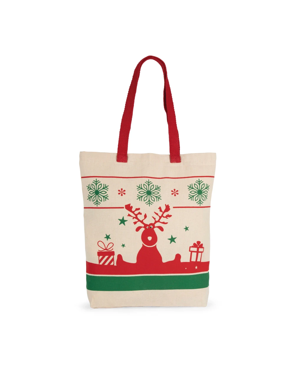 KIMOOD Einkaufstasche mit Weihnachtsmotiven Tote Bags personalisierbar