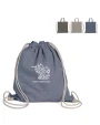 Tassen & Zakken 4DO Drawstring rugzak gerecycled katoen 140g/m² 38x42cm voor bedrukking &amp; borduring