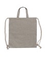 Tassen & Zakken 4DO Drawstring rugzak gerecycled katoen 140g/m² 38x42cm voor bedrukking &amp; borduring