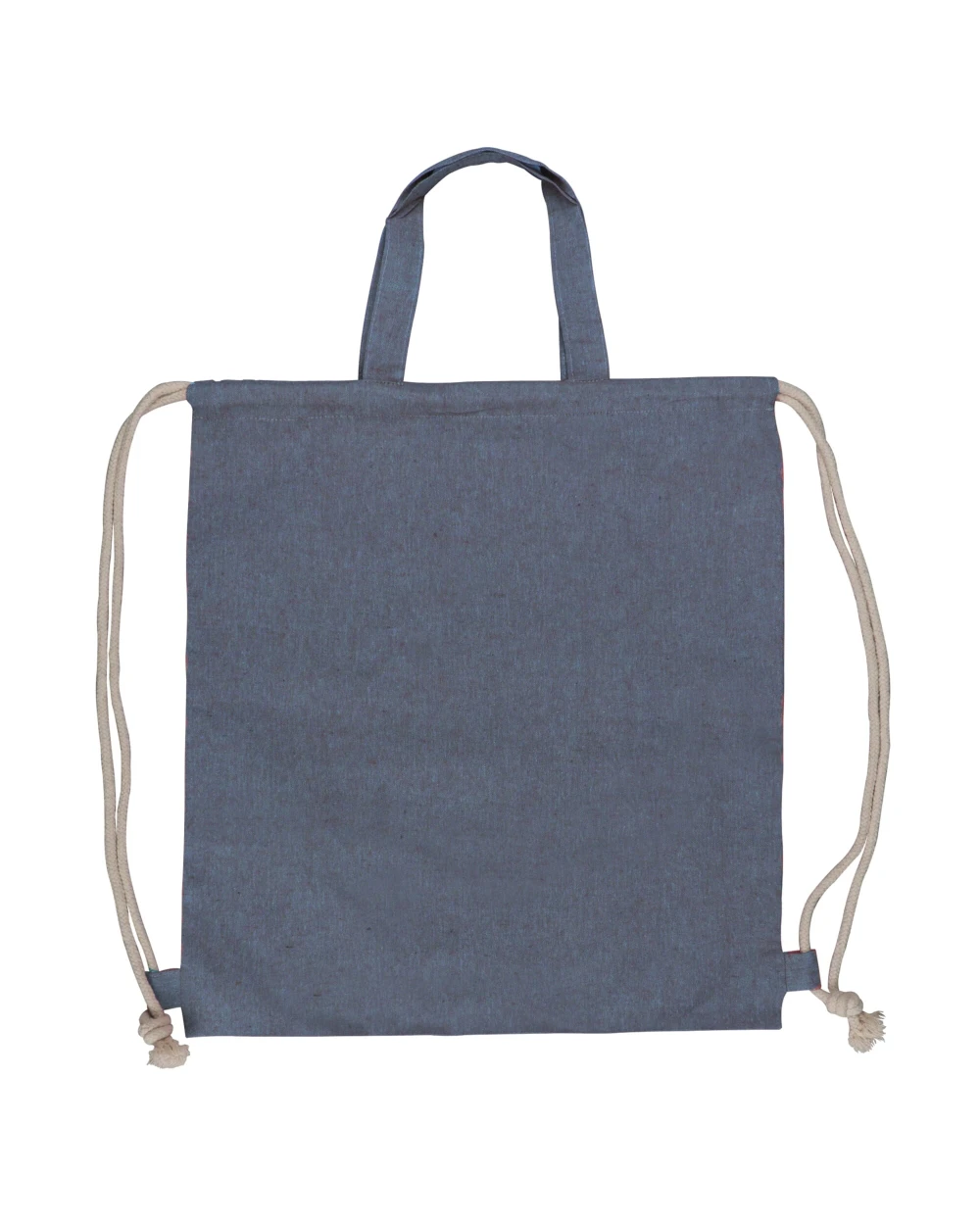Tassen & Zakken 4DO Drawstring rugzak gerecycled katoen 140g/m² 38x42cm voor bedrukking &amp; borduring