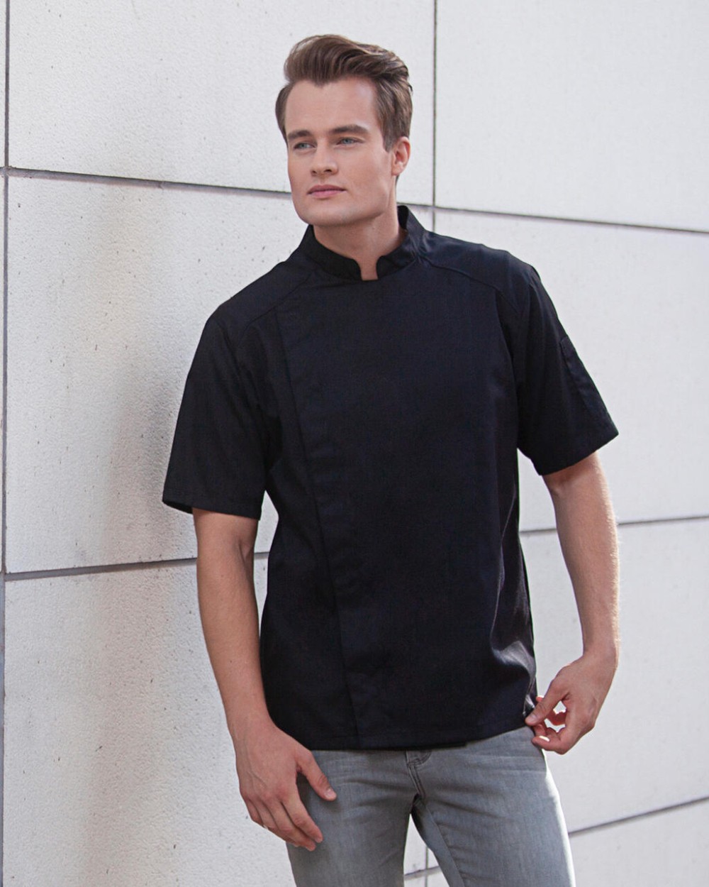 KARLOWSKY Short-Sleeve Chef Jacket Modern-Look Jacken personalisierbar
