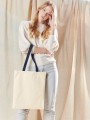 Tote bags à personnaliser WESTFORDMILL EARTHAWARE® ORGANIC BAG FOR LIFE - CONTRAST HANDLES 