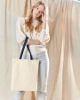 Tote bags personnalisable WESTFORDMILL EARTHAWARE® ORGANIC BAG FOR LIFE - CONTRAST HANDLES