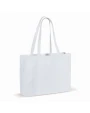 Tote bags 4DO Draagtas gerecycled katoen met bodem 140g/m² 49x14x37cm voor bedrukking &amp; borduring