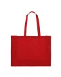 Tote bags 4DO Draagtas gerecycled katoen met bodem 140g/m² 49x14x37cm voor bedrukking &amp; borduring