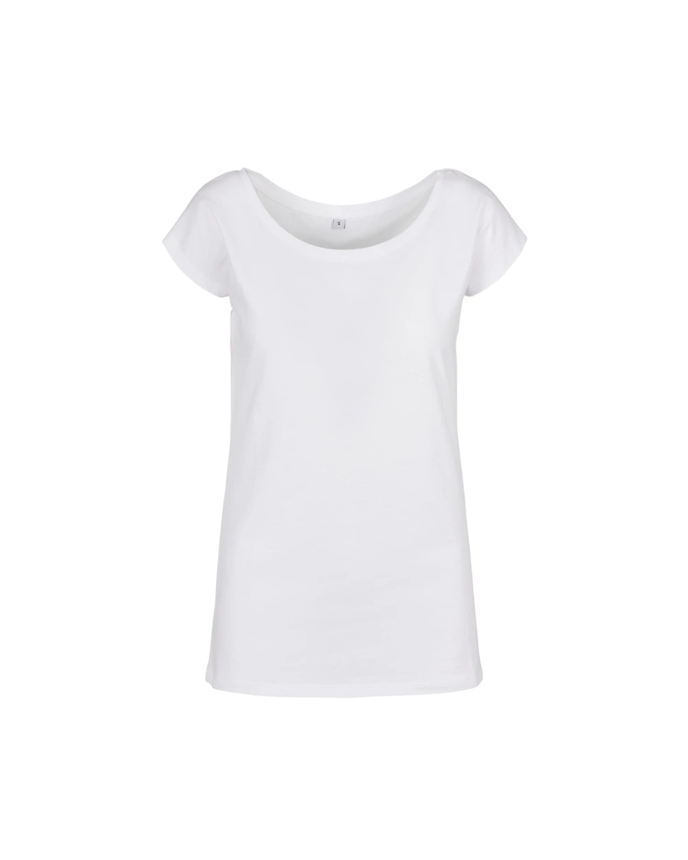 T-shirts BUILD YOUR BRAND LADIES WIDE NECK TEE voor bedrukking &amp; borduring