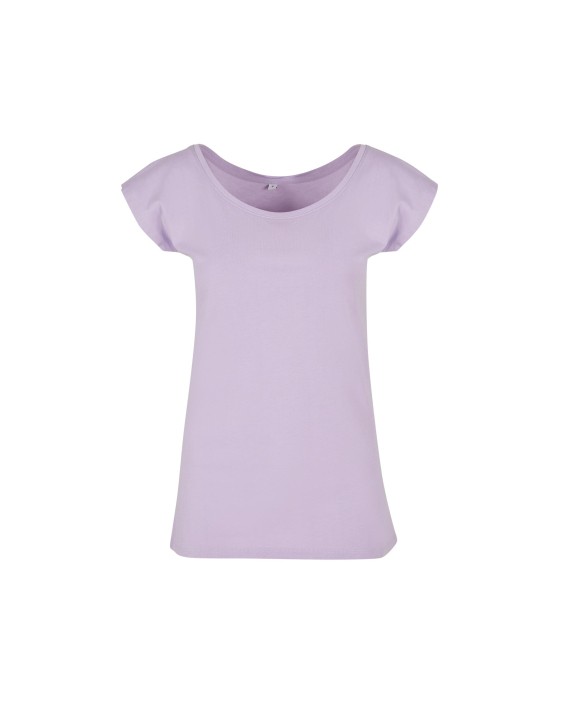 BUILD YOUR BRAND LADIES WIDE NECK TEE T-Shirts personalisierbar