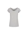 T-shirts BUILD YOUR BRAND LADIES WIDE NECK TEE voor bedrukking &amp; borduring