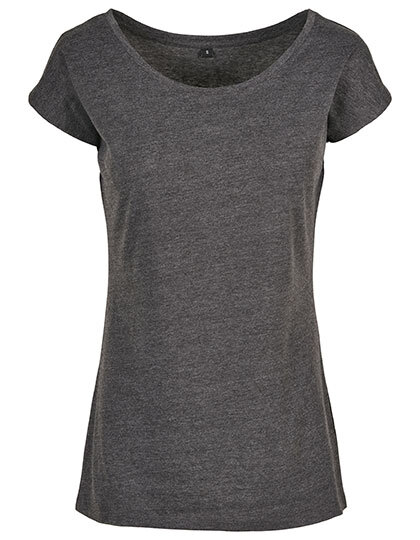 T-Shirts personnalisable BUILD YOUR BRAND LADIES WIDE NECK TEE