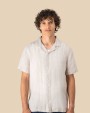 Chemises personnalisable SPASSO Chemise à col bowling en lin homme