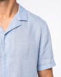 Chemises personnalisable SPASSO Chemise à col bowling en lin homme