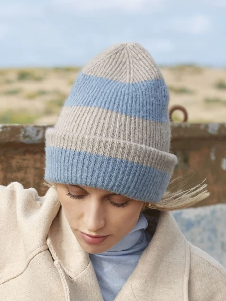 Casquettes à personnaliser BEECHFIELD COLOUR BLOCK BEANIE 